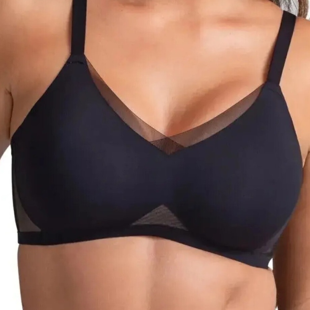 Honeylove Crossover Bra 1X black - Picture 2 of 11